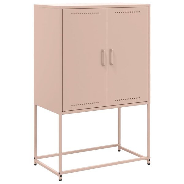 vidaXL Meuble TV blanc 100 5x39x60 5 cm acier
