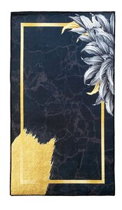 Tapis d'intérieur Feuille 120 x 180 cm - Noir
