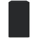 vidaXL Buffet noir Noir Bois d'ingénierie 120 x 41 x 75 cm Buffet noir