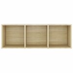 vidaXL Meuble TV chêne sonoma 107x35x37 cm bois d’ingénierie