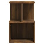 vidaXL Table de chevet Chêne marron 35x35x55 cm Bois d'ingénierie