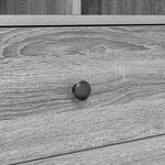 vidaXL Bureau avec rangement Gris Sonoma en bois reconstitué