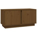 vidaXL Meuble TV Marron miel 80x35x40 5 cm Bois de pin massif