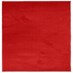 vidaXL Tapis OVIEDO à poils courts rouge 120x120 cm