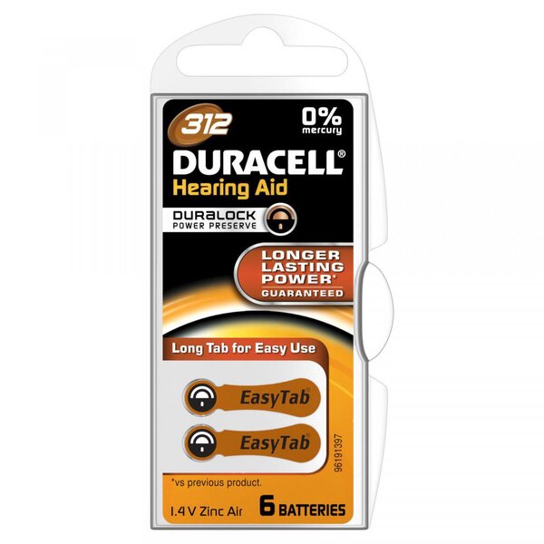 Duracell hörgerätebatterie