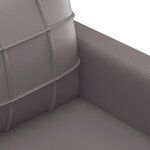 vidaXL Fauteuil Gris 60 cm Similicuir