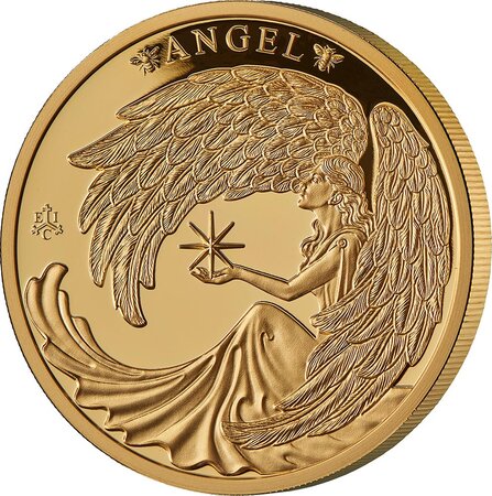 Pièce de monnaie en Or 5 Pounds g 31.1 (1 oz) Millésime 2024 Lucky Angel LUCKY ANGEL