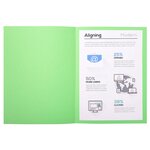 Paquet De 100 Chemises Forever® 170 100  Recyclé - 24x32cm - Vert Vif - X 5 - Exacompta