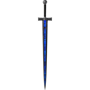 EXCALIBUR UV Antique Finish Version Legend of the Sword 2 Once Argent Monnaie 2000 Francs Cameroon 2025