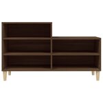 vidaXL Armoire à chaussures Chêne marron 102x36x60cm Bois d'ingénierie