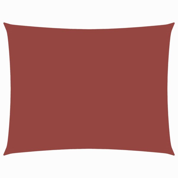vidaXL Voile de parasol tissu oxford rectangulaire 3x5 m terre cuite