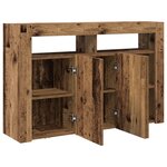 vidaXL Buffet Bois ancien Bois reconstitué 116 x 30 x 75 cm Buffet