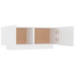 vidaXL Meuble TV Blanc 100x35x40 cm Aggloméré