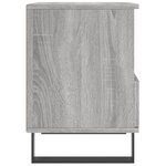 vidaXL Table de chevet sonoma gris 40x35x50 cm bois d’ingénierie
