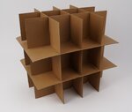 Kit Déménagement Vaisselle – 6 cartons multi usages, 6 séparateurs et 1 rouleau adhésif