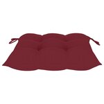 vidaXL Chaises à manger d'extérieur lot de 3 et coussins Acacia massif
