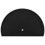 vidaXL Socle demi-rond de parasol Polyrésine 9 kg Noir