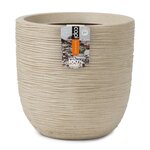 Capi Pot à fleurs Waste Rib 43x41 cm Beige terrazzo