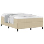 vidaXL Cadre de Lit Vert Clair Gris 160x200 cm Tissu Velours Côtelé