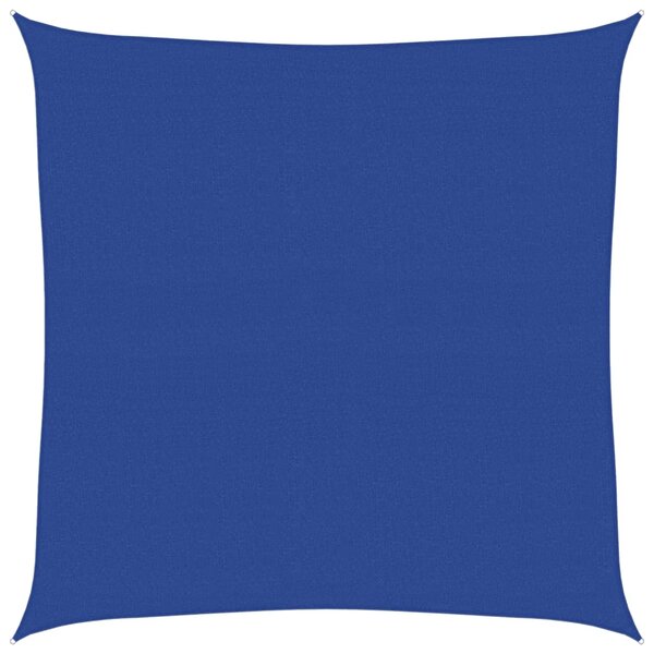 vidaXL Voile d'ombrage 160 g/m² carré bleu 5x5 m PEHD