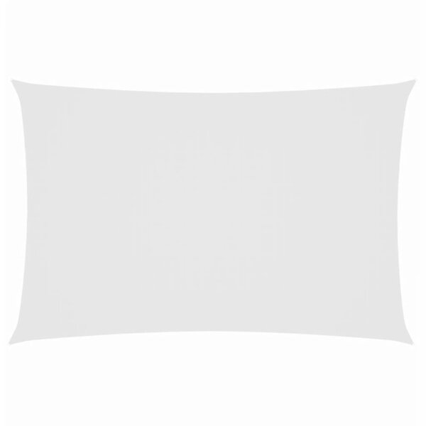 vidaXL Voile de parasol tissu oxford rectangulaire 2x5 m blanc