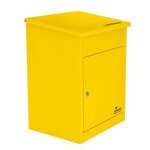 Boîte à colis moyenne 1 porte Jaune à accès frontal Acier galvanisé SMART PARCEL BOX®