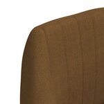 vidaXL Tabouret de bar Marron Tissu