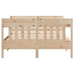 vidaXL Cadre de lit sans matelas 150x200 cm bois de pin massif
