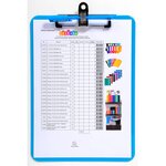 Porte-bloc Iderama - Format 22 5x31 5 Cm Pour A4 - Couleurs Assorties - X 10 - Exacompta