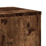 vidaXL Supports pour plantes 2 Pièces chêne fumé bois d'ingénierie