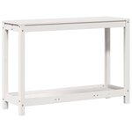 vidaXL Table de rempotage avec étagère 108x35x75 cm bois massif de pin