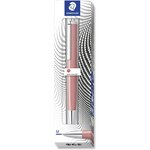 Stylo bille rétractable triplus  m  rosé staedtler