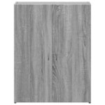 vidaXL Armoire de classement sonoma gris bois d'ingénierie