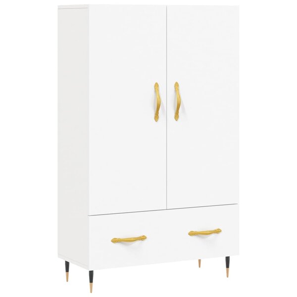 vidaXL Buffet haut blanc 69 5x31x115 cm bois d'ingénierie