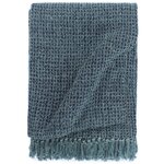 vidaXL Couverture en coton 220 x 250 cm Bleu indigo