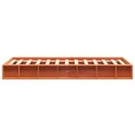 vidaXL Cadre de lit sans matelas cire marron 100x200cm bois pin massif