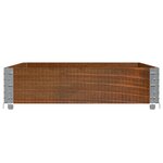 vidaXL Jardinière marron 120x80 cm bois massif de pin
