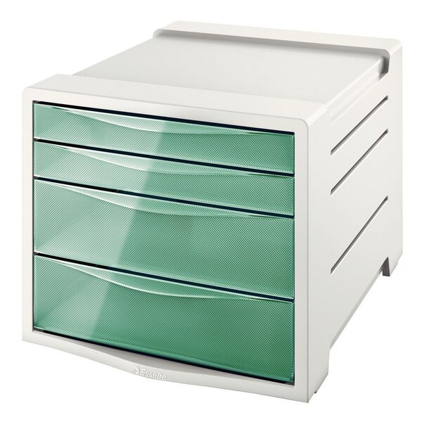 bloc de classement 4 tiroirs Colour'Ice - Vert
