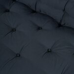 Coussin de canapé en palette vidaXL avec un support lombaire en tissu gris anthracite