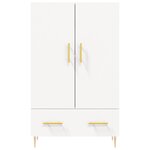 vidaXL Buffet haut blanc 69 5x31x115 cm bois d'ingénierie