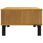 vidaXL Table basse FLAM 100x50x32 5 cm bois de pin massif