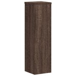 vidaXL Supports pour plantes 2 Pièces chêne marron bois d'ingénierie