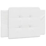 vidaXL Cadre de lit sans matelas blanc 90x190 cm similicuir
