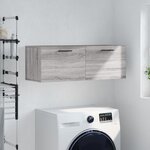 vidaXL Armoire murale sonoma gris 100x36 5x35 cm bois d'ingénierie