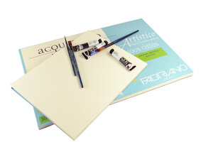 FABRIANO ARTISTICO WHITE -10 Feuilles  56x76 cm -640 gsm -grain torchon