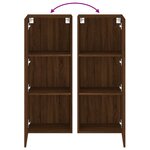 vidaXL Meuble TV mural chêne marron 40 5x30x102 cm bois d'ingénierie