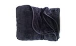 Grand plaid uni 200 x 220 cm - Noir