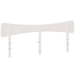 vidaXL Tête de lit blanc 180 cm bois massif de pin