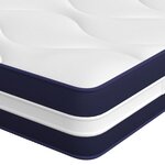 vidaXL Matelas à ressorts ensachés dureté moyenne 80x200 cm