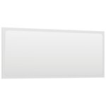 vidaXL Ensemble de meubles de salle de bain Blanc brillant Aggloméré
